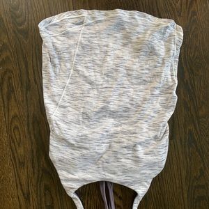 Purple and grey lululemon tank